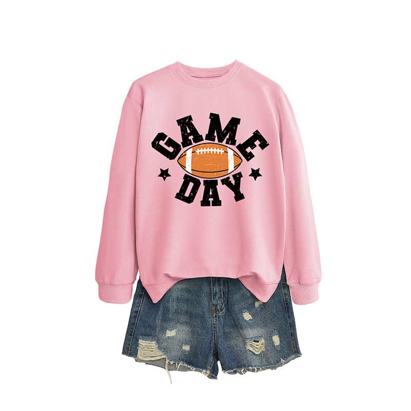 Sweat-shirt Game Day grande taille - Rose - 2XL - image 5