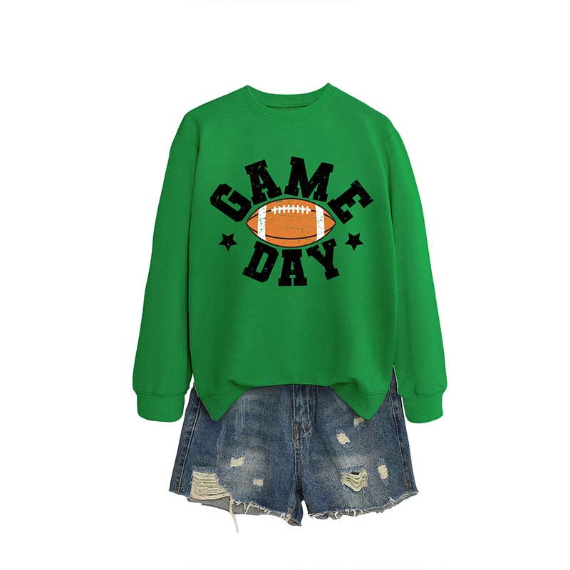 Sweat-shirt Game Day grande taille - Vert - 2XL - image 6