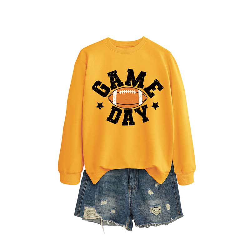 Sweat-shirt Game Day grande taille - Jaune - 2XL - image 7