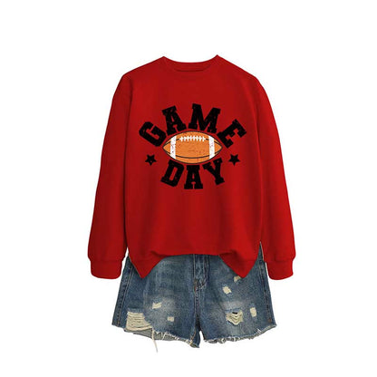 Sweat-shirt Game Day grande taille - Rouge - 2XL - image 4