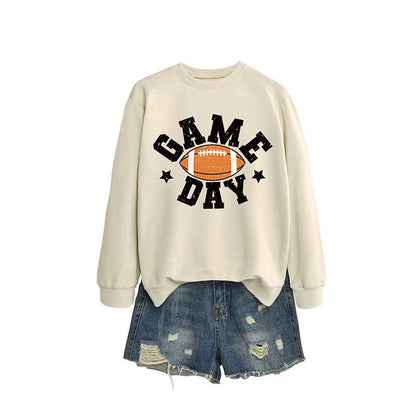 Sweat-shirt Game Day grande taille - Abricot - 2XL - image 1