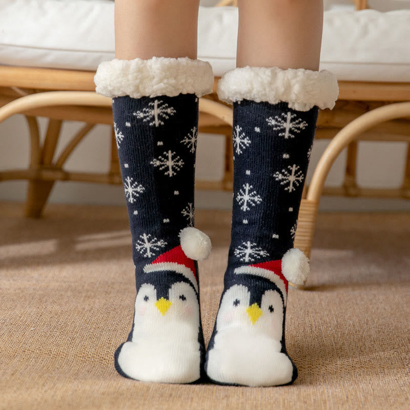 Chaussettes-chaussons ours polaire grande taille - Manchot - EU36-42(US3-8.5) - image 4
