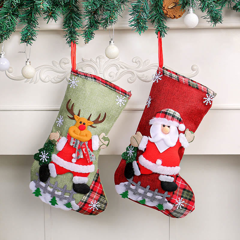 Chaussettes de Noël grande taille (4 paires) - image 2