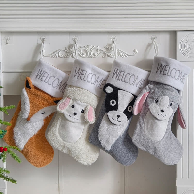 Chaussettes à motifs de renard et de moufette (4 paires) - image 2