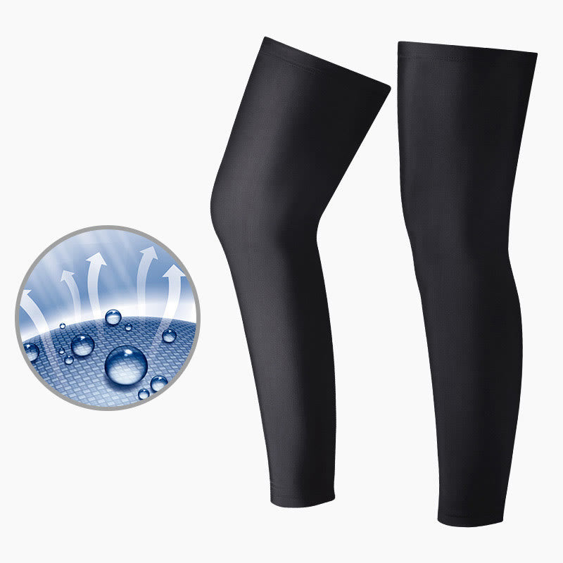 Chaussettes de compression hautes résistantes au soleil (2 paires) - Noir - XL - image 4