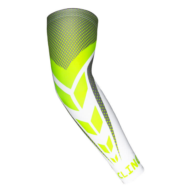 Manchons de compression de couleur assortie (2 paires) - Vert fluorescent - 2XL - image 5