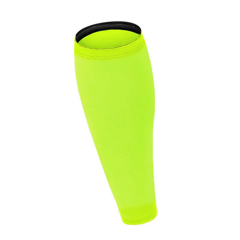 Manchon de compression pour mollet de course - Vert fluorescent - XL - image 16