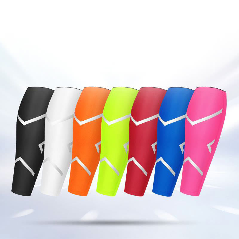 Manchon de compression pour mollet pour activités de plein air - Vert fluorescent - XL - image 2