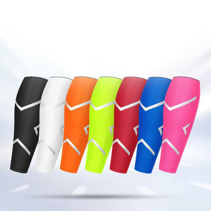 Manchon de compression pour mollet pour activités de plein air - Vert fluorescent - XL - image 2