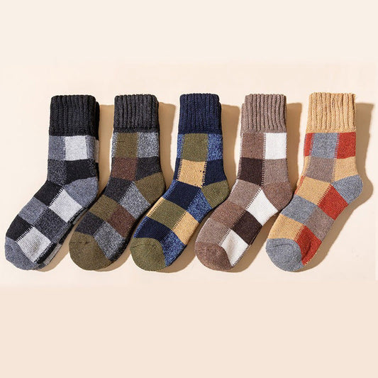 Chaussettes longues en polaire extra épaisses grande taille (5 paires)