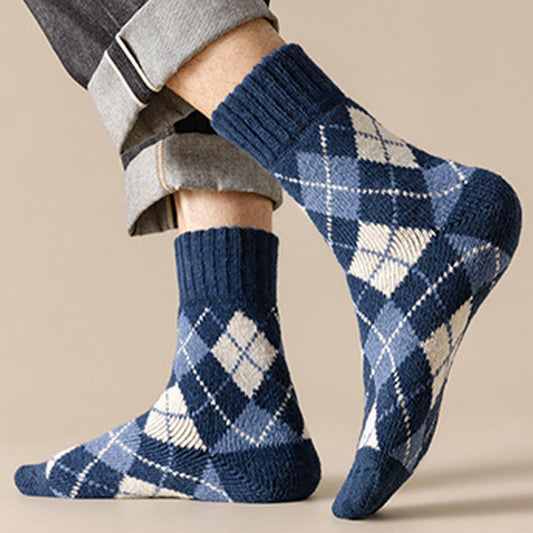 Chaussettes à motif losange grande taille (7 paires)