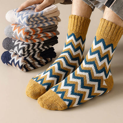 Chaussettes longues en velours Wave Plus grande taille (6 paires)