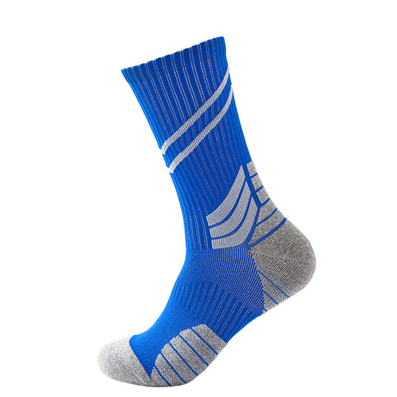 Chaussettes de compression à rayures obliques (7 paires) - Bleu - EU38-45 (US5-11) - image 5