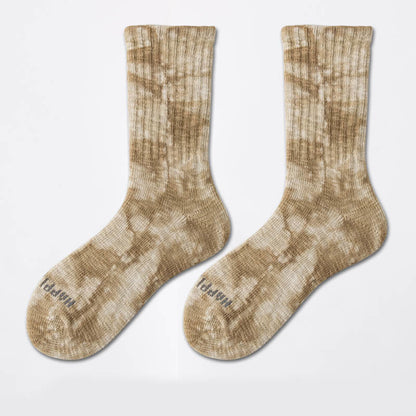 Chaussettes de travail tie-dye grande taille (3 paires)