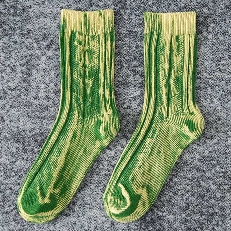 Chaussettes rétro quart de pouce (3 paires) - Vert - EU37-41 (US4-7,5) - image 12