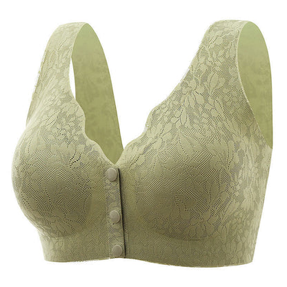 Soutiens-gorge sans armatures confortables à boutons sur le devant grande taille (lot de 2)