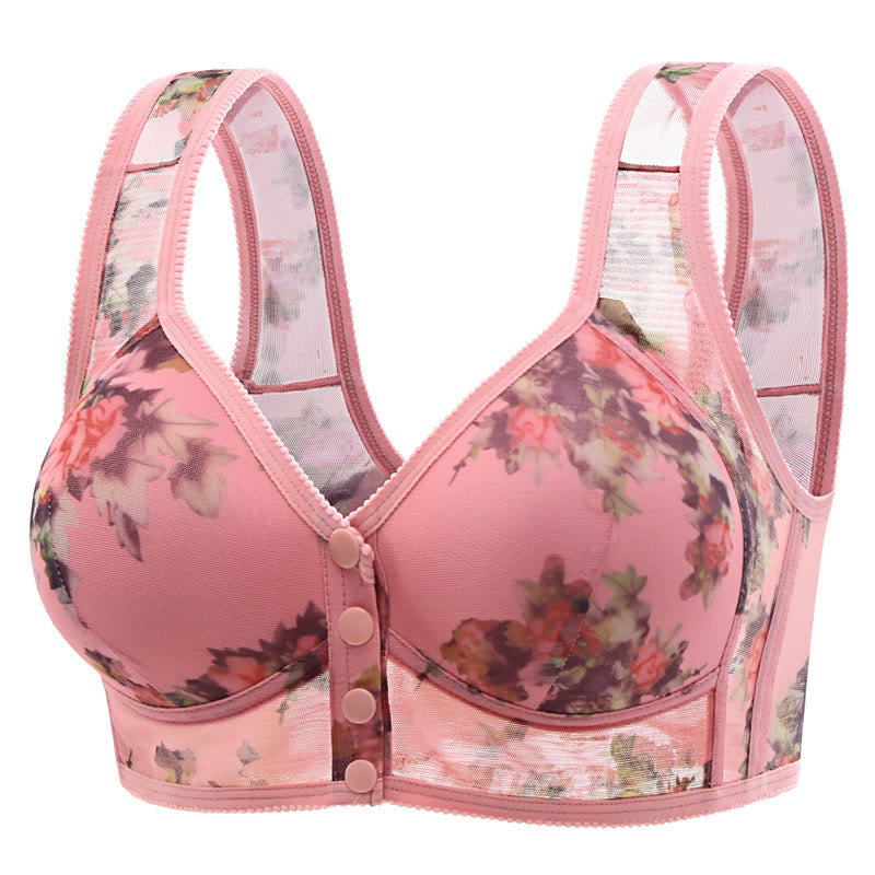Soutien-gorge sans armatures ultra doux - Rose - 5XL - image 1