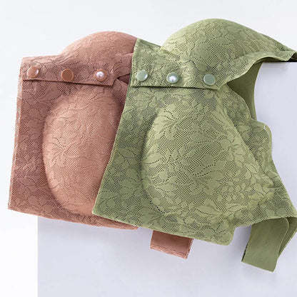 Soutiens-gorge sans armatures confortables à boutons sur le devant grande taille (lot de 2)