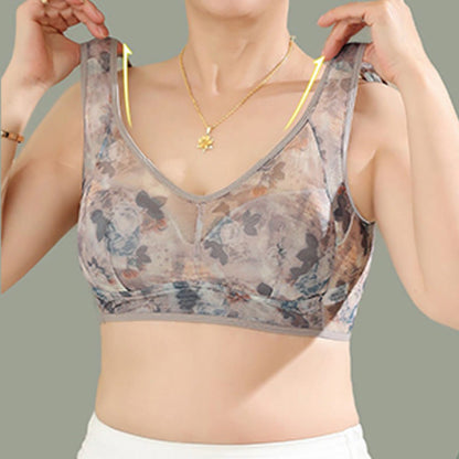 Soutiens-gorge sans armatures imprimés en maille grande taille (lot de 2) - image 7