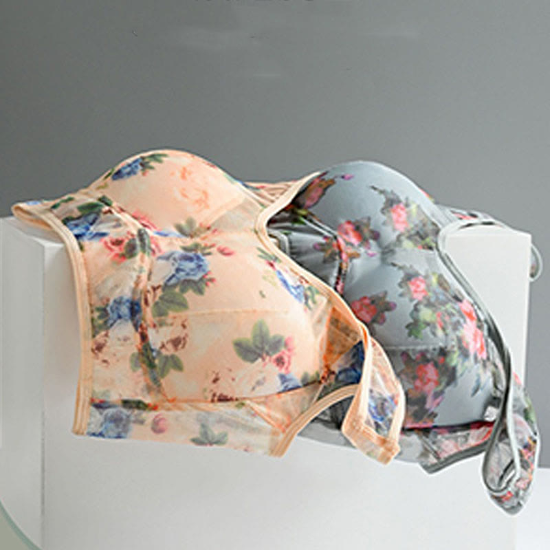 Soutiens-gorge sans armatures imprimés en maille (paquets de 2) - image 9