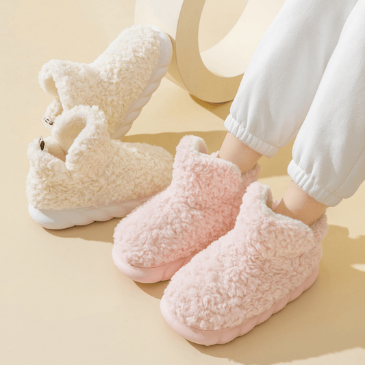 Chaussons chauds à semelle épaisse grande taille - image 0