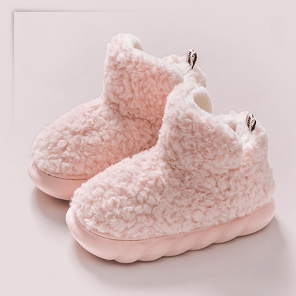 Chaussons chauds à semelle épaisse grande taille - Rose - EU40-41 (US7-7,5) - image 3