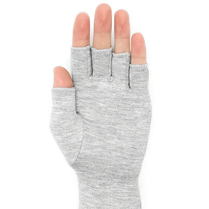 Gants de compression en tissu évacuant l'humidité - Gris - XL - image 4
