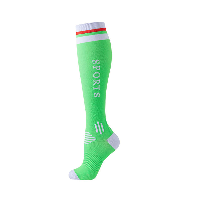 Chaussettes de compression de sport assorties (6 paires) - Vert - S/M - image 3