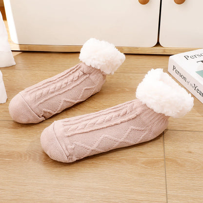Chaussons d'intérieur épais et pelucheux grande taille - Rose - EU36-42 (US3-8.5) - image 7