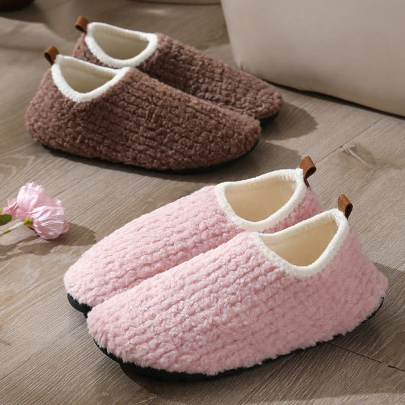 Chaussons en fourrure bouclée et duveteuse grande taille - image 16