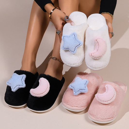 Chaussons grande taille Moon Stars - image 0