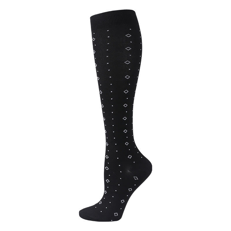 Chaussettes de compression Wave Grid (3 paires) - Pois - S/M - image 4