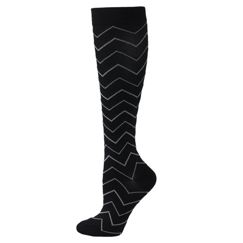 Chaussettes de compression Wave Grid (3 paires) - Vague - S/M - image 5