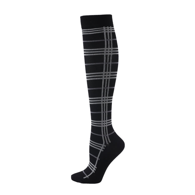 Chaussettes de compression Wave Grid (3 paires) - Grille - S/M - image 6