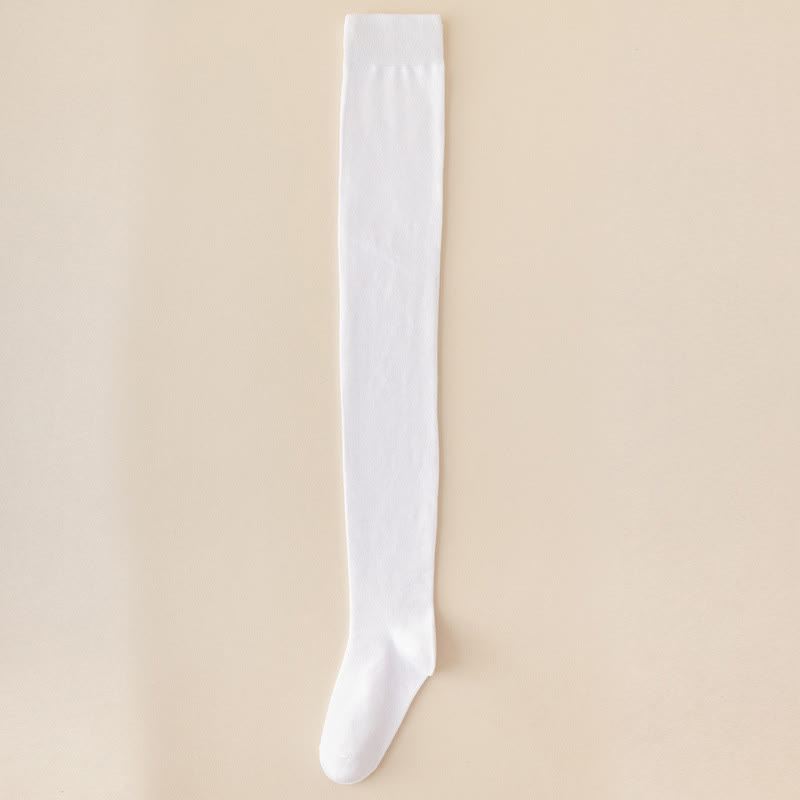 Chaussettes hautes en coton uni (2 paires) - Blanc - EU39-46 (US6-12) - image 10