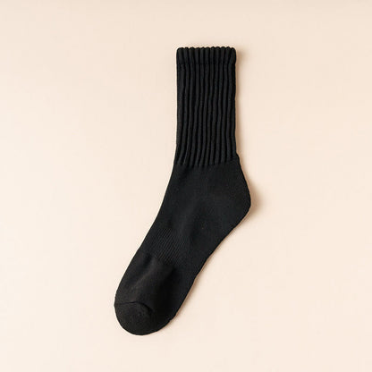 Chaussettes épaisses à rayures (4 paires) - Noir - EU39-45 (US6-11) - image 7