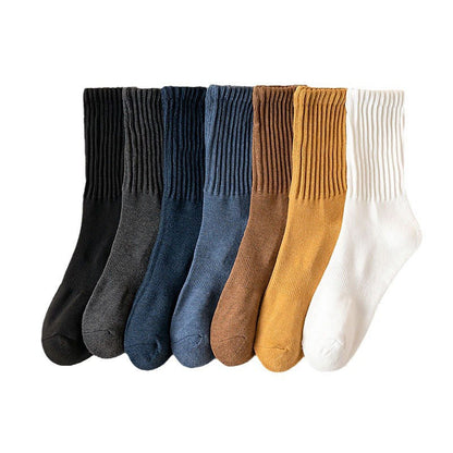 Chaussettes longues à rayures épaisses grande taille (4 paires)