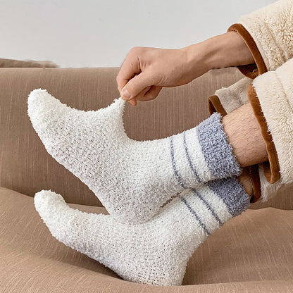 Chaussettes mi-mollet en polaire corail (6 paires) - image 6