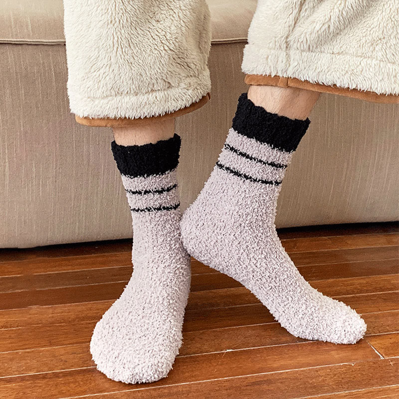 Chaussettes mi-mollet en polaire corail (6 paires) - image 4