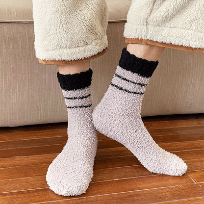 Chaussettes mi-mollet en polaire corail (6 paires) - image 4
