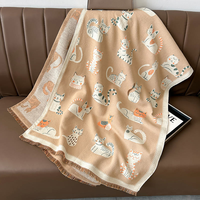 Grande écharpe douce pour chat - Kaki - Taille unique - image 8