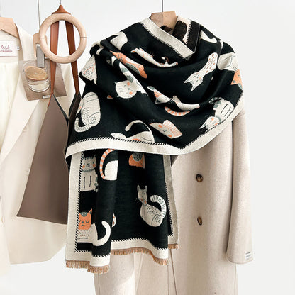 Grande écharpe douce pour chat - image 2