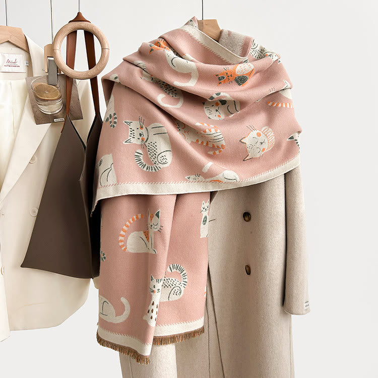 Grande écharpe douce pour chat - image 1