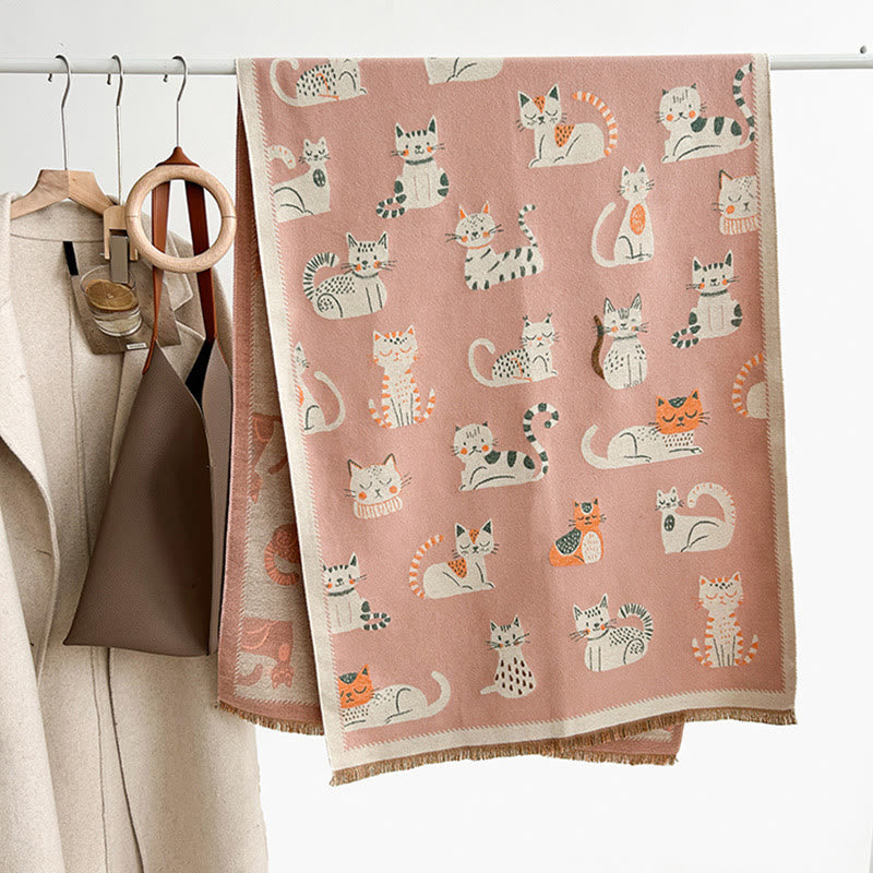 Grande écharpe douce pour chat - Rose - Taille unique - image 5