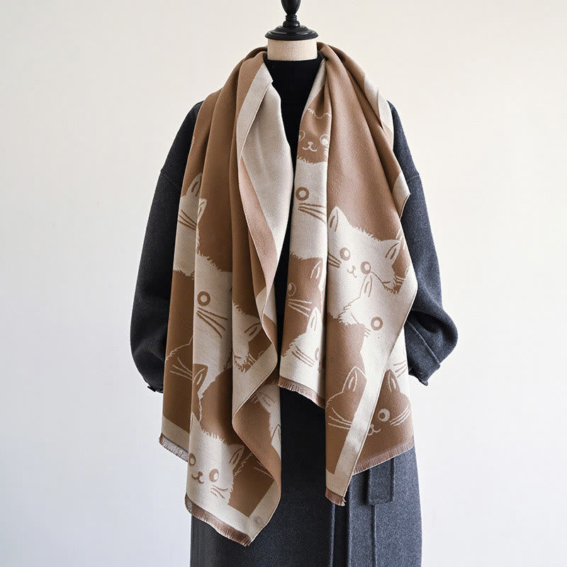 Écharpe couverture d'hiver chaude et agréable - image 11
