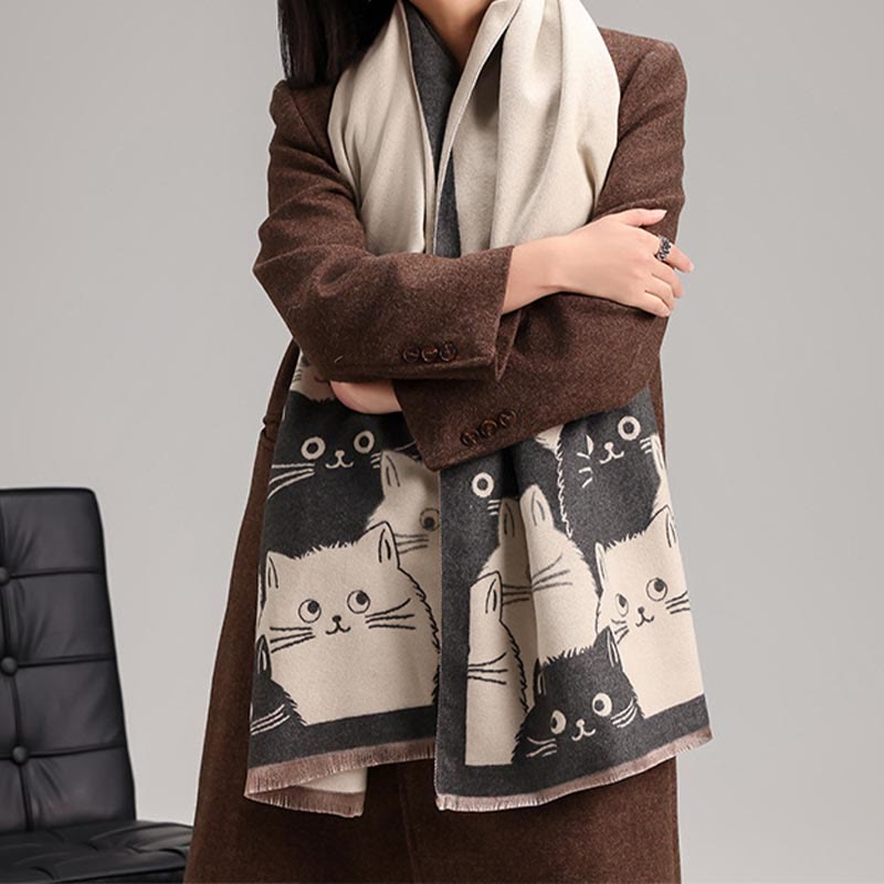 Écharpe couverture d'hiver chaude et agréable - image 1