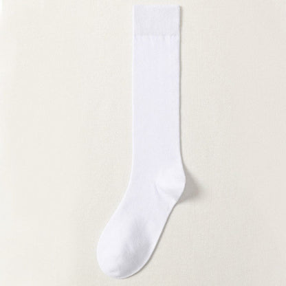 Chaussettes hautes grande taille (5 paires) - Blanc - EU38-46 (US5-12) - image 6