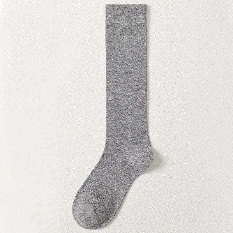 Chaussettes hautes de bonne qualité (5 paires) - Gris clair - EU38-46 (US5-12) - image 7
