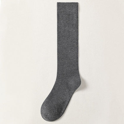 Chaussettes hautes grande taille (5 paires) - Gris foncé - EU38-46 (US5-12) - image 5