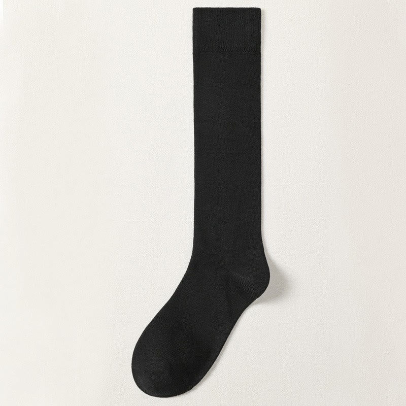 Chaussettes hautes de bonne qualité (5 paires) - Noir - EU38-46 (US5-12) - image 4
